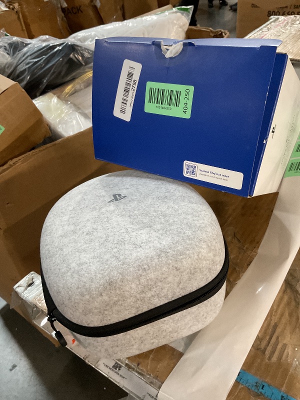 Photo 1 of (power tested) (left speaker sounds like it has a tear in it) PlayStation Pulse Elite Wireless Headset - Midnight Black