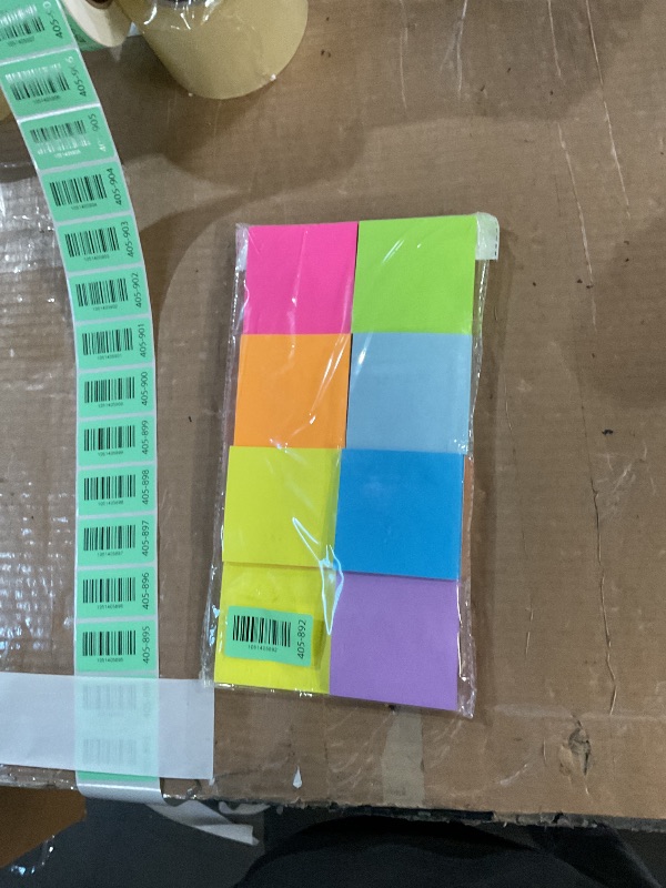 Photo 1 of (16 Pack) Sticky Notes 3x3, Self-Stick Pads Bright Colors Sticky Note, Recyclable, Easy to Stick for Home, Office, Notebook