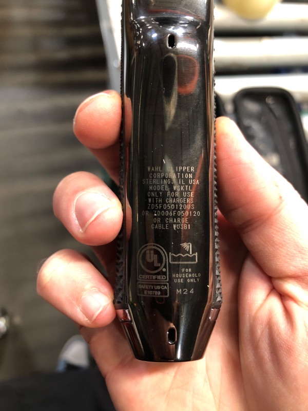 Photo 1 of (POWER TESTED) (MISSING ACCESSORIES) Wahl USA Pro Series High Visibility Skeleton Style Trimmer, Lithium-Ion Cordless USB Rechargeable All in One Shaving & Close Cutting Beard Trimmer for Men with Near Zero Gap Blade – 3026018