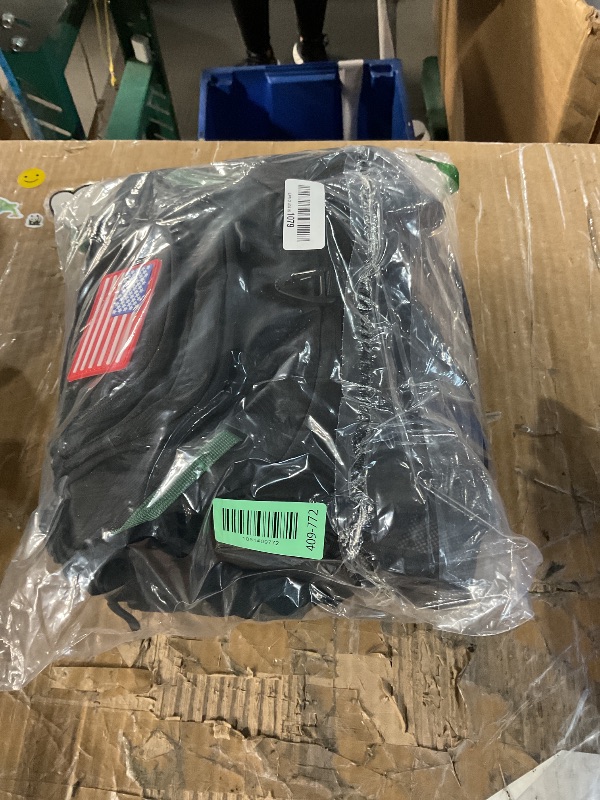 Photo 1 of (needs new bladder) Maelstrom Hydration Hiking Backpack with 2L/3L Water Bladder, High Flow Bite Valve Camping Daypack Lightweight (1.Black, 3L Bladder)