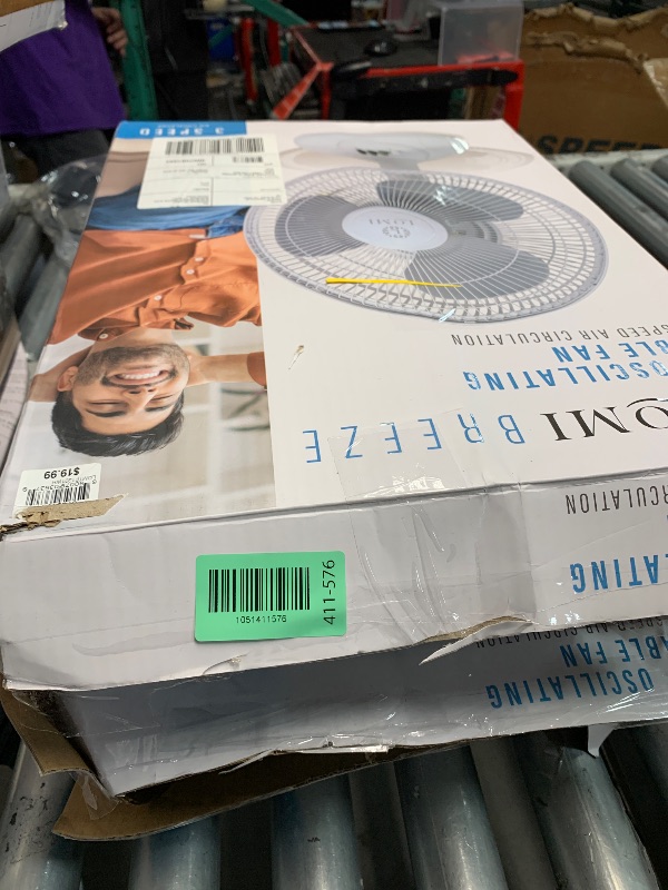 Photo 1 of ***DAMAGED - SEE NOTES/PICTURES*** LOMI 12" Oscillating Table Fan