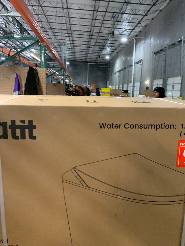 Photo 1 of ***FACTORY SEALED***
Ihatit Smart Toilet with Bidet Built in, Toilets with Tank, Auto Open Close, Auto Flush, Foot Sensor, Heated Seat, Warm Water, Foam Dispenser, Elongated Bidets for Modern Bathroom, Remote, Night Light