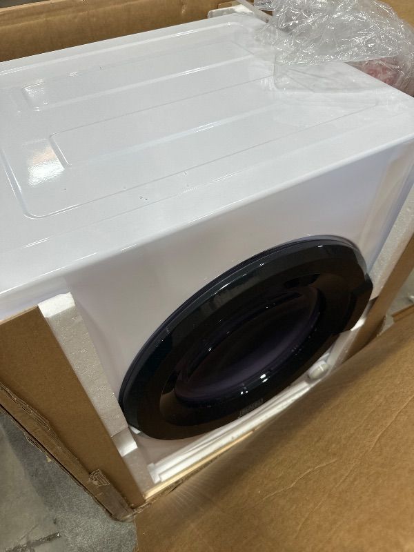 Photo 1 of *** TRUCK PICKUP ONLY *** BLACK+DECKER BCED37 Compact Dryer for Standard Wall Outlet, Small, 4 Modes, Load Volume 13.2 lbs., White