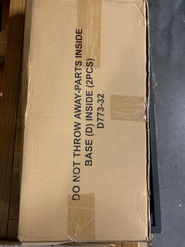 Photo 1 of ***(USED/ UNKNOWN IF MISSING PARTS)***TRUCK/TRAILER PICKUP ONLY***Signature Design by Ashley Havonplane Rustic Distressed Counter Height Dining Extension Table with Removable Center Leaf and Double Trestle Base, Light Brown