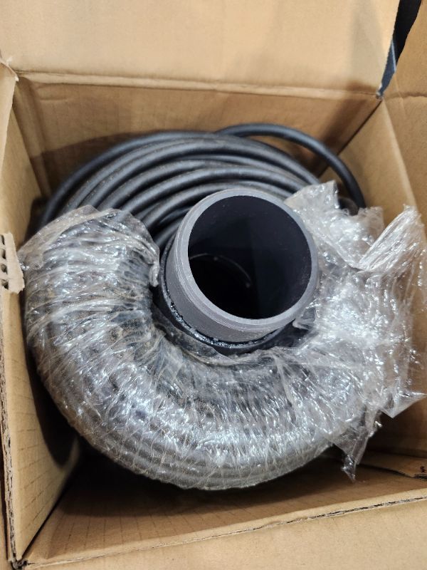 Photo 1 of ************PUMP ONLY*******
HQUA FS02 120V, 1/4HP, Large Pond Floating Fountain with FSL01 LED RGB Color-Changing Light Sets, 100’ Cord, 9000 GPH, Two Spray Patterns 25'×6' and 13'×4'