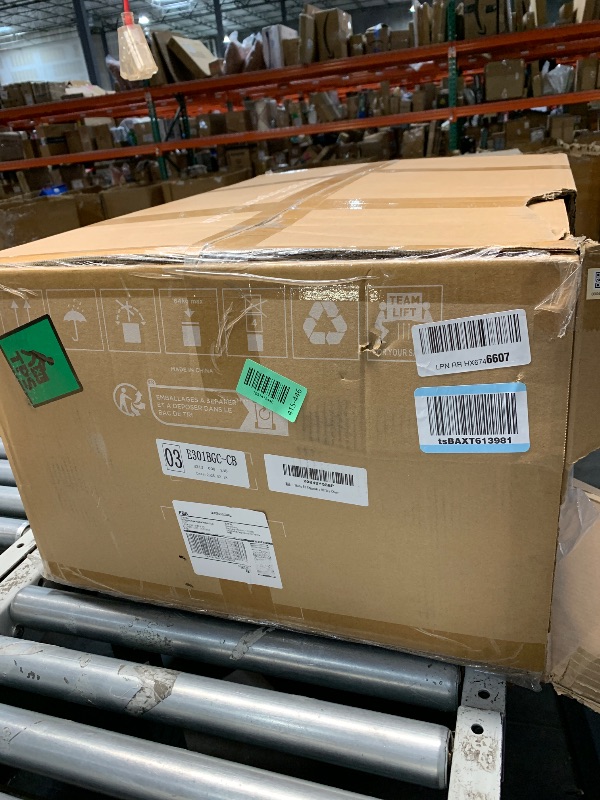 Photo 1 of (PARTIAL SET) (MISSING ARMS, BACK-REST-LOCKING DAMAGE) Hbada E3 Pro Ergonomic Office Chair, Big and Tall Office Chair - with 3-Zone Dynamic Lumbar Support, 4D Adjustable Headrest, 6D Adjustable Armrests, Swivel, Black
