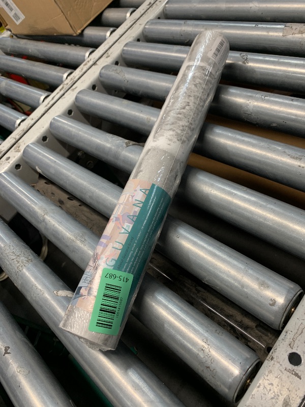 Photo 1 of (FAIR) (SEE PHOTOS) Guvana 17.3" x 394" Grey Brick Wallpaper Peel and Stick 3D Brick Contact Paper Self Adhesive Wallpaper for Bedroom Modern Removable Vinyl Film Decor Backsplash Walls