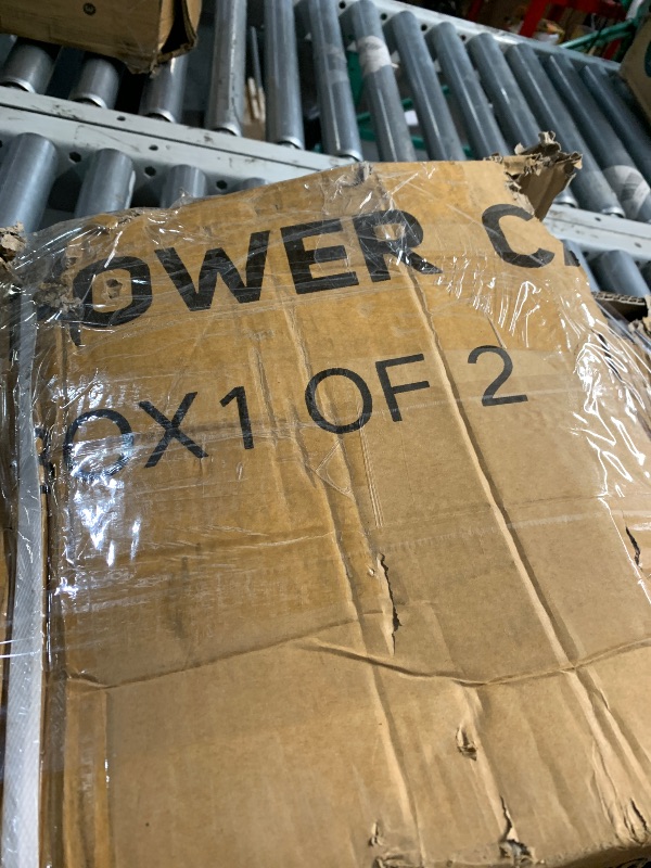 Photo 1 of ***BOX 1/2***
Power Cage, 2000LB Capacity Squat Rack with Cable Crossover and Dual Independent Pulley System, Workout Cage with More Training Attachments, Power Rack for Home Gym (Red)