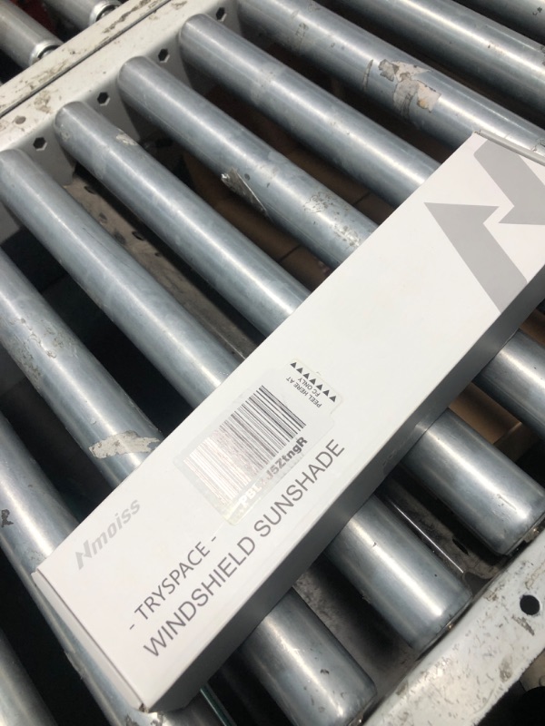 Photo 1 of [2025 Upgrade] Nmoiss Windshield Sun Shade Umbrella - [Vinyl Coating Heat Shield] Protect Car from Sun Rays & Heat Damage Keep Cool and Protect Interior, Spring Structure Edge Medium 56" L x 31" W