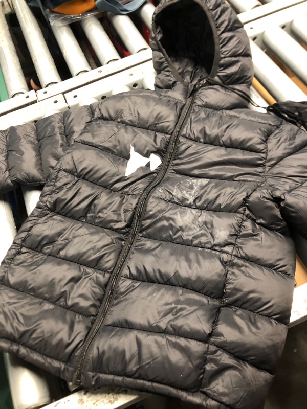 Photo 1 of (please see all images) CECORC Winter Coats for Boys and Girls - Kids Hoods (Padded) Light Puffer Jacket for Outwear, Size 8-10, (Black, L (10)