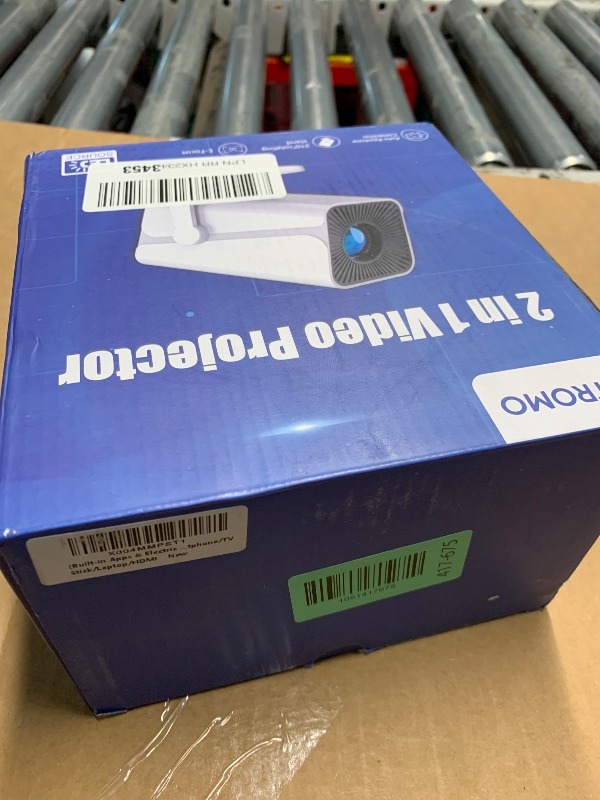 Photo 1 of [Built-in Apps & Electric Focus] Smart Mini Projector with WiFi and Bluetooth, 270°Rotatable Portable Movie Projector 1080P Support, Auto Keystone Proyector for Smartphone/TV Stick/Laptop/HDMI