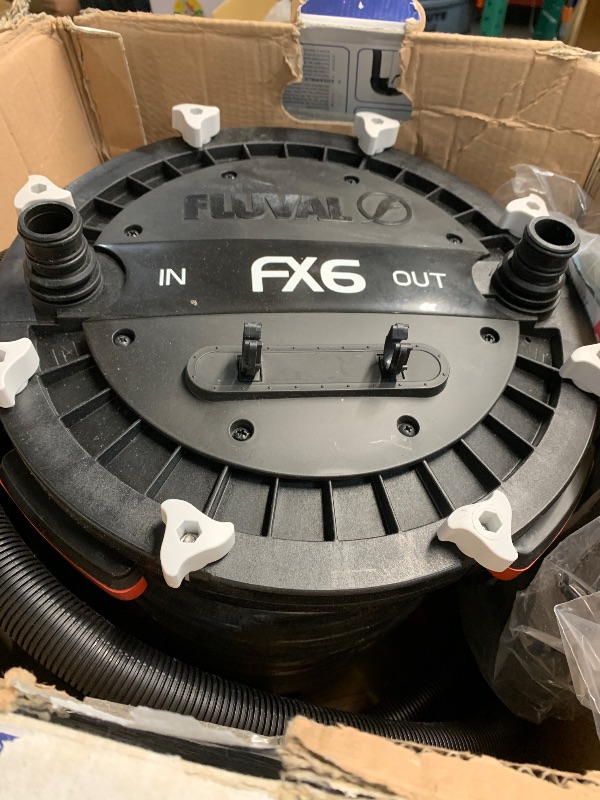 Photo 1 of (damaged)(sold for parts)(see all images) Fluval FX6 High Performance Aquarium Filter, Canister Filter for Aquariums up to 400 Gal.