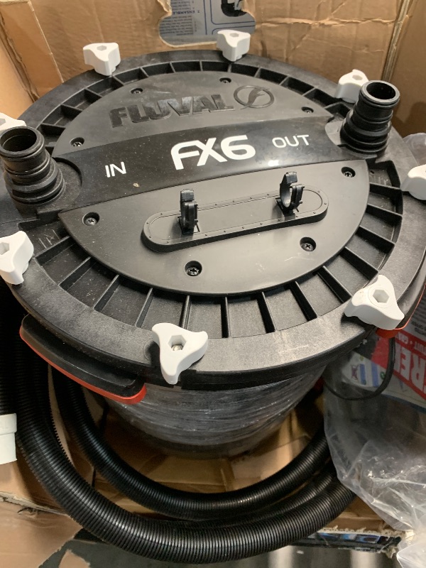 Photo 1 of (damaged)(sold for parts)(see all images) Fluval FX6 High Performance Aquarium Filter, Canister Filter for Aquariums up to 400 Gal.