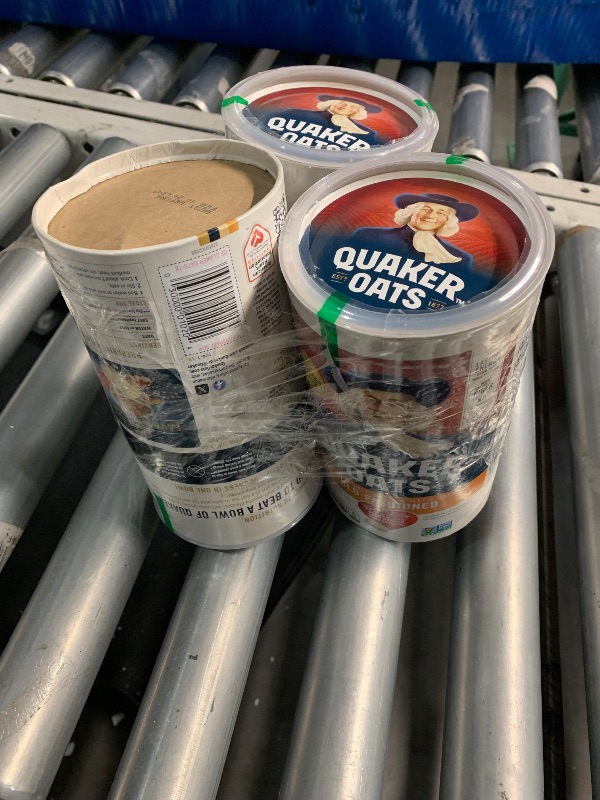 Photo 1 of ***(EXP:02/26/26 )***Quaker Oats, Old Fashioned Oats, 18 Oz 3 pack