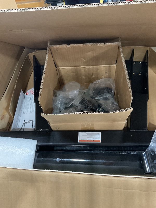 Photo 1 of ************INCOMPLETE ITEM, THIS IS ONLY BOX #1 OUT OF 2 TOTAL******************
GarveeTech Engine Hoist Cherry Picker, 2 T Folding Hydraulic Engine Hoist with Telescopic Boom & 6 Casters, Heavy Duty Shop Crane Lifting Cherry Picker for Workshops Garage,