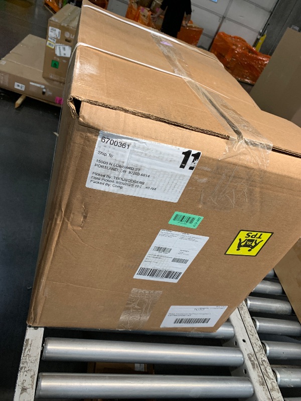 Photo 1 of ***BOTTOM HALF ONLY*** TOTO Drake Transitional Two-Piece Elongated 1.28 GPF Universal Height TORNADO FLUSH Toilet with CEFIONTECT, Cotton White - CST786CEFG#01