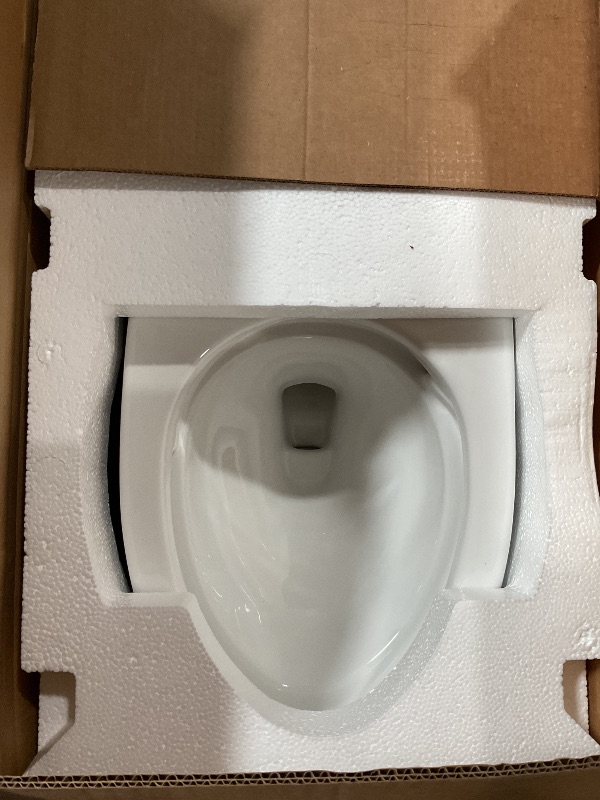 Photo 1 of ***BOTTOM HALF ONLY*** TOTO Drake Transitional Two-Piece Elongated 1.28 GPF Universal Height TORNADO FLUSH Toilet with CEFIONTECT, Cotton White - CST786CEFG#01