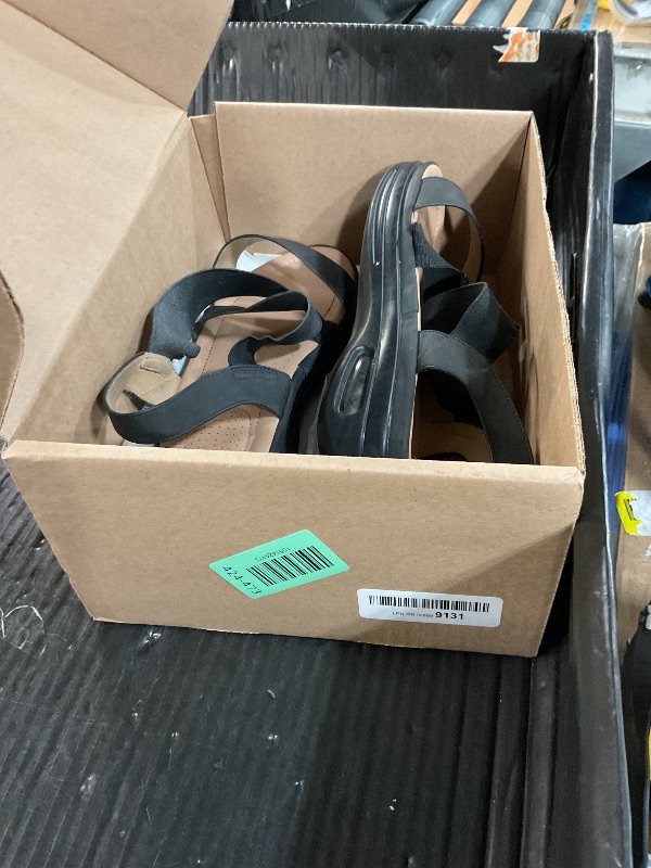 Photo 1 of ***(HEAVILY USED/ MINOR DAMAGE)***mysoft Women's Comfortable Walking Sandals Air Cushion Sport Slingback Elastic Band Platform Shoes