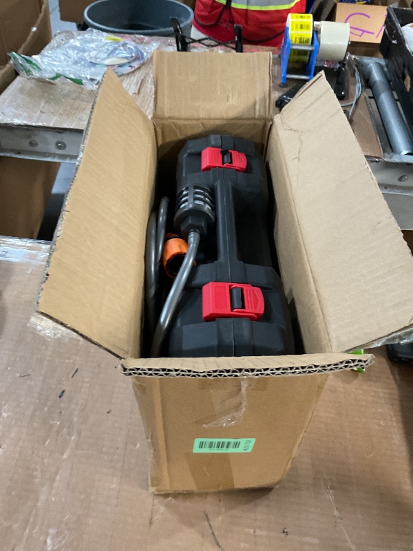 Photo 1 of (used)(please see all images) Upgraded LCD Display Portable Cordless Pressure Washer, 790 PSI 21V 2x3.0AH Rechargeable Batteries Powered Pressure Washer