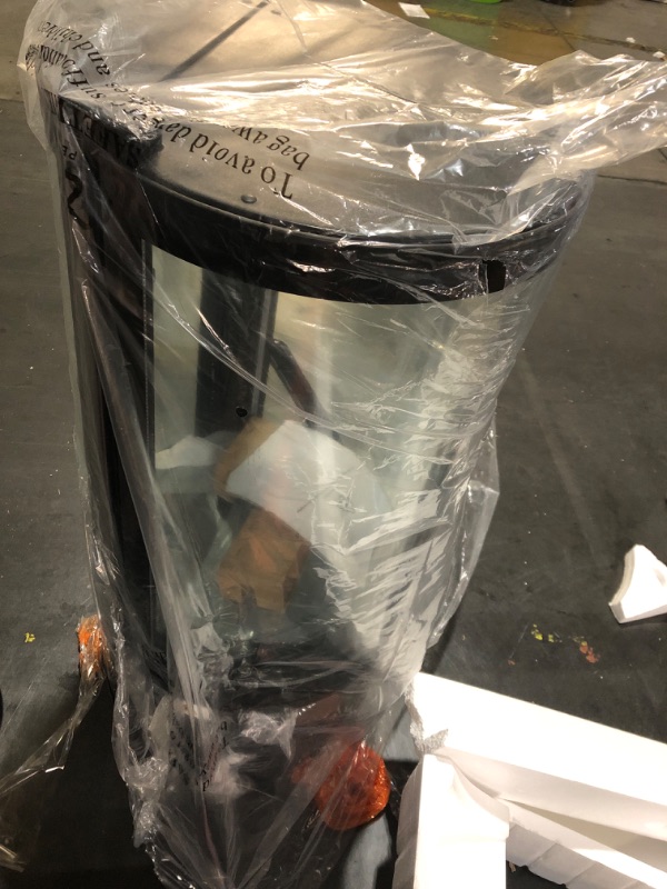 Photo 1 of (dented, out of box, untested) KoolMore 19 in. Circular Refrigerated Countertop Bakery Display Case with Glass Shelves in Black (CDUR-3C)