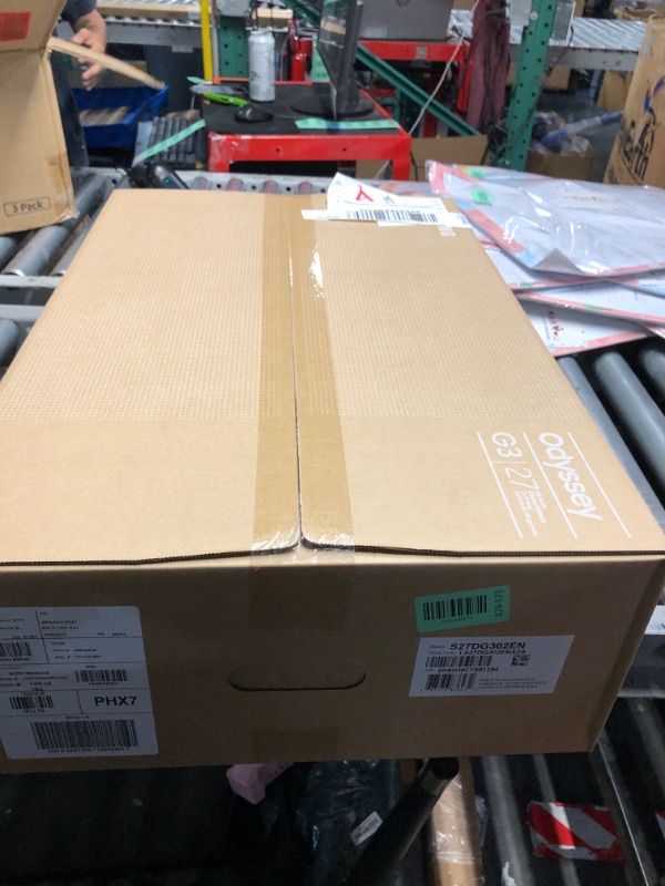 Photo 1 of ***FACTORY SEALED***Samsung 27-Inch Odyssey G3 (G30D) Series FHD Gaming Monitor, 1ms, 180Hz, AMD FreeSync, Adjustable Stand, Black Equalizer, Virtual Aim Point, Eye Saver Mode, Flicker-Free, LS27DG302ENXZA