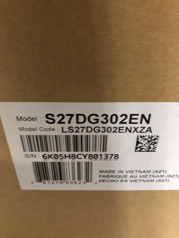 Photo 1 of ***FACTORY SEALED***Samsung 27-Inch Odyssey G3 (G30D) Series FHD Gaming Monitor, 1ms, 180Hz, AMD FreeSync, Adjustable Stand, Black Equalizer, Virtual Aim Point, Eye Saver Mode, Flicker-Free, LS27DG302ENXZA