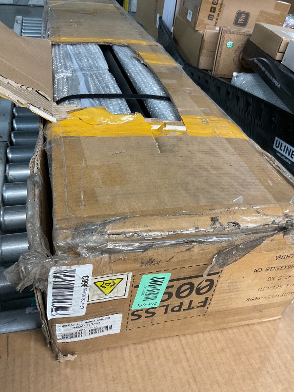 Photo 1 of * BOX 4* BOX 1-3 MISSING** FOR PARTS* YITAHOME 8x10 FT Outdoor Storage Shed with Lockable Door, Large 544 Cuft Resin Shed with Floor Roof Windows Vents, All-Weather Plastic Storage Shed Tool Organizer for Backyard Garden Patio Lawn, Gray