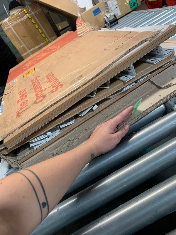 Photo 1 of *********Unsure exact model/ stock photo for reference*****HOMEDANT House Lift-Beam White Boltless Heavy Duty Garage Storage Shelving Adjustable 5-Tier Metal Shelves Laminated Shelf Industrial Utility Rack Pantry 48.1" W x 24.4" D x 71.3" H 4Pack