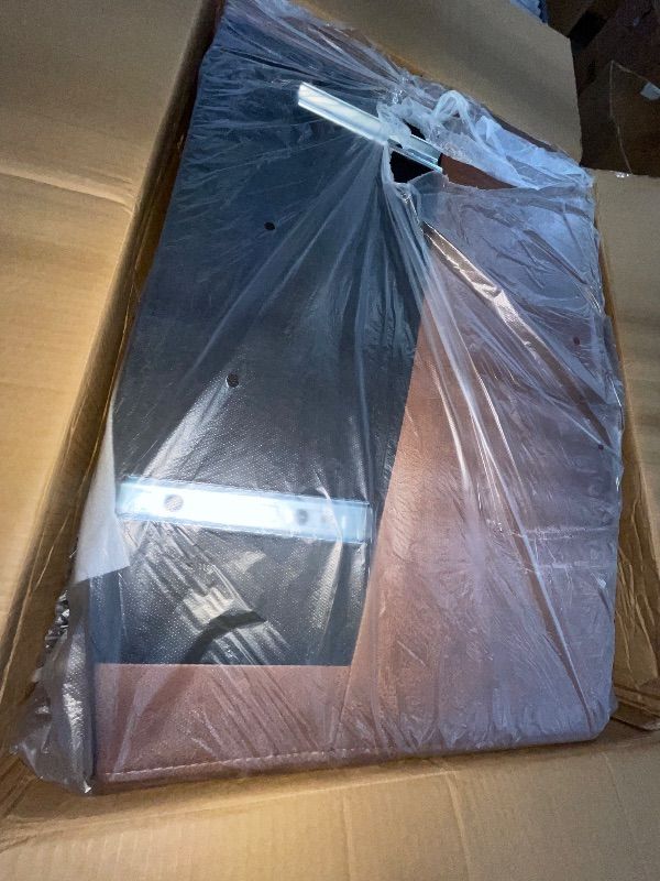 Photo 1 of ***PARTAIL SET****COLAMY Swivel Rocking Recliner,Wide PU Leather Glider Sofa Chair with Ergonomic High Backrest for Living Room, Office, Bedroom?Cocoa? box 1 of 2