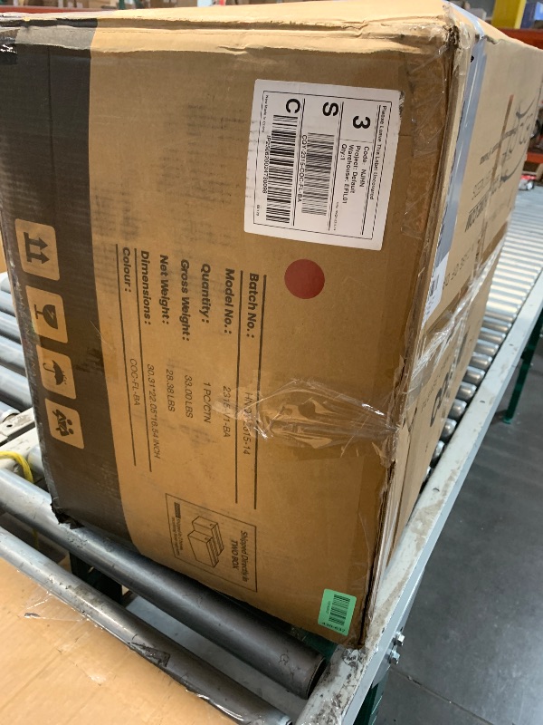 Photo 1 of ***PARTAIL SET****COLAMY Swivel Rocking Recliner,Wide PU Leather Glider Sofa Chair with Ergonomic High Backrest for Living Room, Office, Bedroom?Cocoa? box 1 of 2