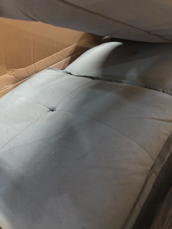 Photo 1 of ***BOX 2/3***110" Sectional Couches for Living Room,4-Seat U Shaped Couch with Double Chaise,Modular Sofa Couches Sleeper with Thick Cushion & Soft Backrest,Dark Grey
***TRUCK/TRAILER PICKUP ONLY***
***PARTIAL SET - PRICE ADJUSTED***