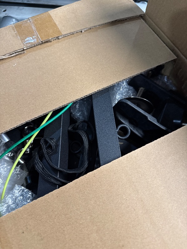 Photo 1 of *** missing unknown parts, unknown if functional***
Ligefoy Dog Grooming arm with Restraint Loops, Adjustable Height(0"~35"),Adjustable Width (32"~47") for Large & Medium & Small Pets Bathing & Grooming (Black)