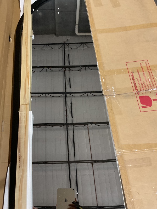 Photo 1 of ***STOCK PHOTO FOR REFERENCE ONLY*** LadyNow Full Length Mirror, 86"x46" Oversized Floor Mirror Freestanding, Full Body Mirror Floor Standing Mirrors with Stand, Hanging Mounted Mirrors for Bedroom Living Room, Black, Arched Style