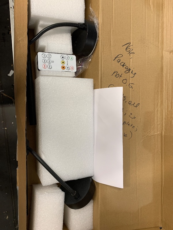 Photo 1 of ***(STOCK PHOTO FOR REFERENCE ONLY)***DESOOP Dimmable Black Picture Lights with Remote and Timer Wireless Art Lights Rechargeable Gallery Lighting for Canvas Portrait 24'' Inch 5W Warm White