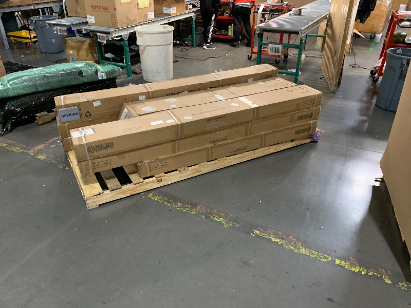 Photo 1 of ******8 BOX SET ; PALLET PICK UP TRUCK OR TRAILER*******RoyalCraft Adjustable Louvered, Heavy-Duty Aluminum Outdoor Pergola, Metal Hardtop Pergola with Adjustable Roof for Patio, Deck, Garden, Yard (Black, 12'x16')