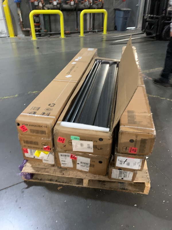 Photo 1 of ******8 BOX SET ; PALLET PICK UP TRUCK OR TRAILER*******RoyalCraft Adjustable Louvered, Heavy-Duty Aluminum Outdoor Pergola, Metal Hardtop Pergola with Adjustable Roof for Patio, Deck, Garden, Yard (Black, 12'x16')