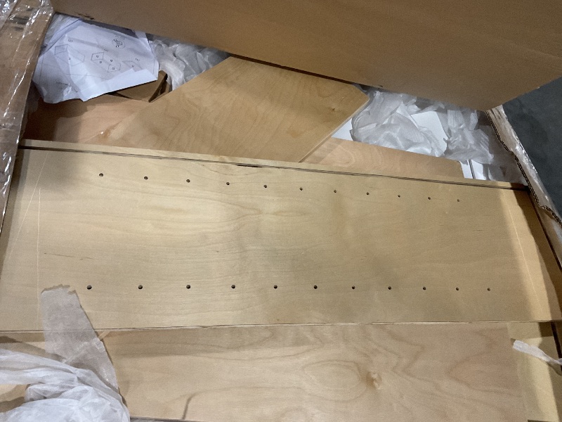 Photo 1 of **FOR PARTS, ITEM HAS MAJOR DAMAGE TO WOOD**
Hollywood Fabiani Design Wall Kitchen Cabinet - 36 in. W x 12 in. D x 42 in. H, Shaker White - Solid Wood Frame, 1/2-Inch Cabinet-Grade Plywood, Soft-Close Doors, Ready to Assemble