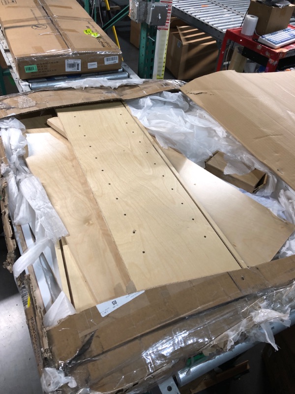 Photo 1 of **FOR PARTS, ITEM HAS MAJOR DAMAGE TO WOOD**
Hollywood Fabiani Design Wall Kitchen Cabinet - 36 in. W x 12 in. D x 42 in. H, Shaker White - Solid Wood Frame, 1/2-Inch Cabinet-Grade Plywood, Soft-Close Doors, Ready to Assemble