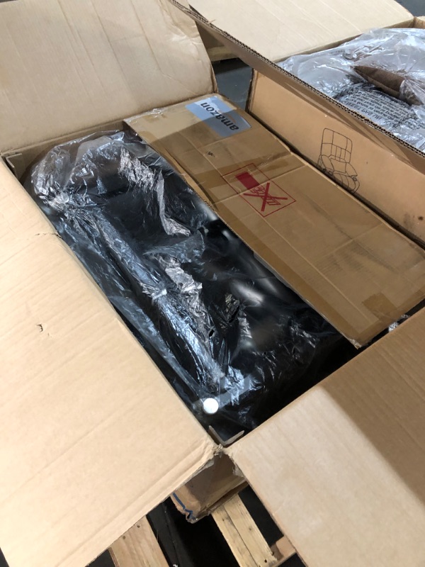 Photo 1 of ****3 PIECE BOX COMBO******MCombo Electric Power Lift Recliner Chair Sofa with Massage and Heat for Elderly, 3 Positions, 2 Side Pockets, and Cup Holders, USB Ports, Faux Leather 7040 (Light Brown, Medium)