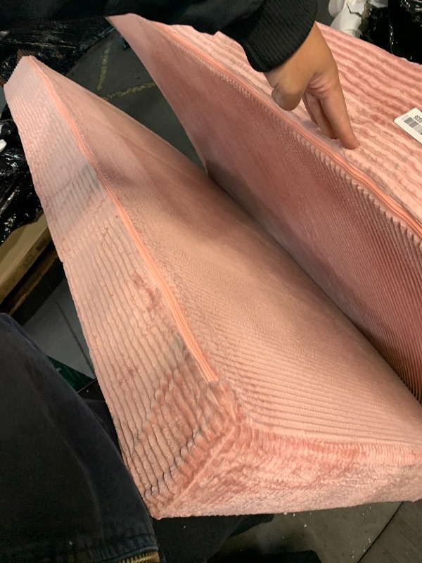 Photo 1 of (just bed)
COMAX Folding Sofa Bed Queen, 4-in-1 Convertible Foldable Floor Couch Futon Sofa with Armrests, Sleeper Mattress Fold Out Chair Bed Comfy Portable Lounge Guest for Living Room Bedroom, Pink