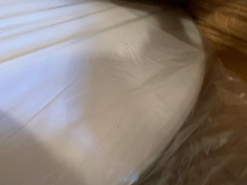 Photo 1 of (truck/trailer pick up only)
Flash Furniture Elon 6' Round All-Occasion Plastic Folding Event Table, Foldable Portable Banquet Table for Indoor/Outdoor Events, White