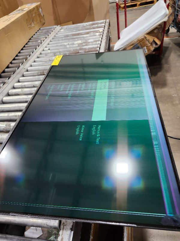 Photo 1 of ************DAMAGED, HAS VERTICAL AND HORIZONTAL LINES*************
Panasonic W70 Series (2025 Model) 43" LED 4K Ultra HD Smart Fire TV, Press & Ask Alexa, Apple AirPlay, HDR10+, HDMI 2.1, and Bluetooth Support - 43W70BP