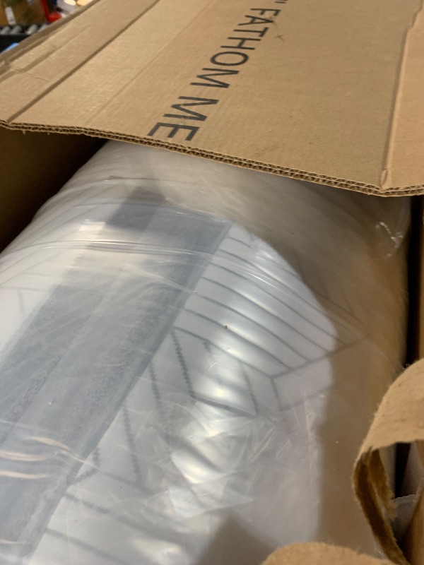 Photo 1 of FATHOM Medium Queen Mattress 14 Inch Memory Foam Mattress Queen Size Bed in a Box for Back Pain Relief and Cool Sleep with Gel Foam and Removeable Fiberglass Free Cover, CertiPUR-US Certified