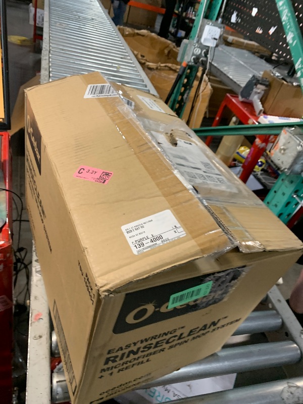 Photo 3 of O-Cedar RinseClean Spin Mop & Bucket System | Clean with Clean Water | Removes 99% of Bacteria