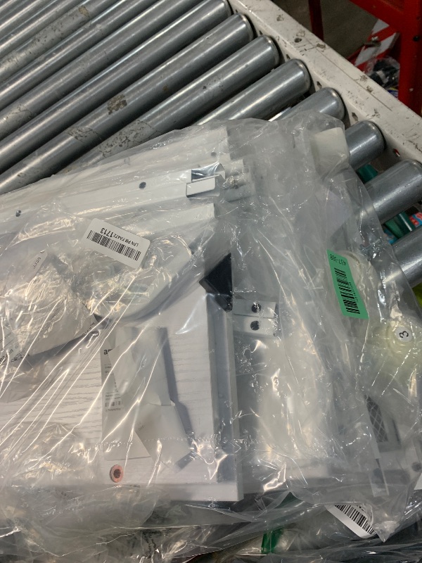 Photo 1 of (MISSING SCREWS) BBLIKE Toy Storage Organizer with Wheels - 3-Tier Kids Large Toy Box, Toy Chest Storage for Boys Girls Toddlers, Kids Bookshelf with 3 Fabric Toy Boxes for Playroom, White