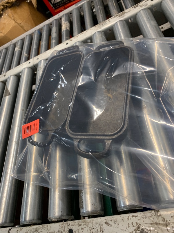 Photo 1 of (used item)(please see all images)  2 in 1 Cast Iron Bread Loaf Pan with Lid, Loaf Pans for Baking Bread