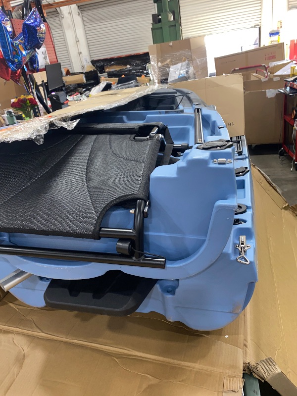 Photo 1 of **TRUCK /TRAILER PICK UP ONLY**
Reel Yaks Recon Modular Fishing Kayak - 10.5ft Lightweight Fin Drive, Sit On Top Kayak for Adults & Youth - Stable & Portable, Ideal Space-Saving Design - 430 lbs Capacity - Blue Gray