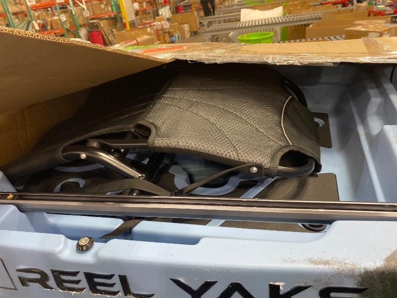 Photo 1 of **TRUCK /TRAILER PICK UP ONLY**
Reel Yaks Recon Modular Fishing Kayak - 10.5ft Lightweight Fin Drive, Sit On Top Kayak for Adults & Youth - Stable & Portable, Ideal Space-Saving Design - 430 lbs Capacity - Blue Gray