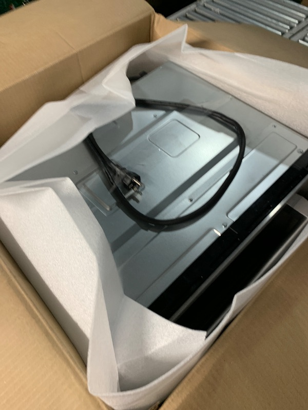 Photo 1 of ***************FOR PARTS ONLY- NONFUNCTIONAL***************
KoolMore 24 Inch Built-in Convection Oven and Microwave Combination with Broil, Soft Close Door, 1000 Watt Power, Stainless Steel Finish, Touch Control LCD Display (KM-CWO24-SS)