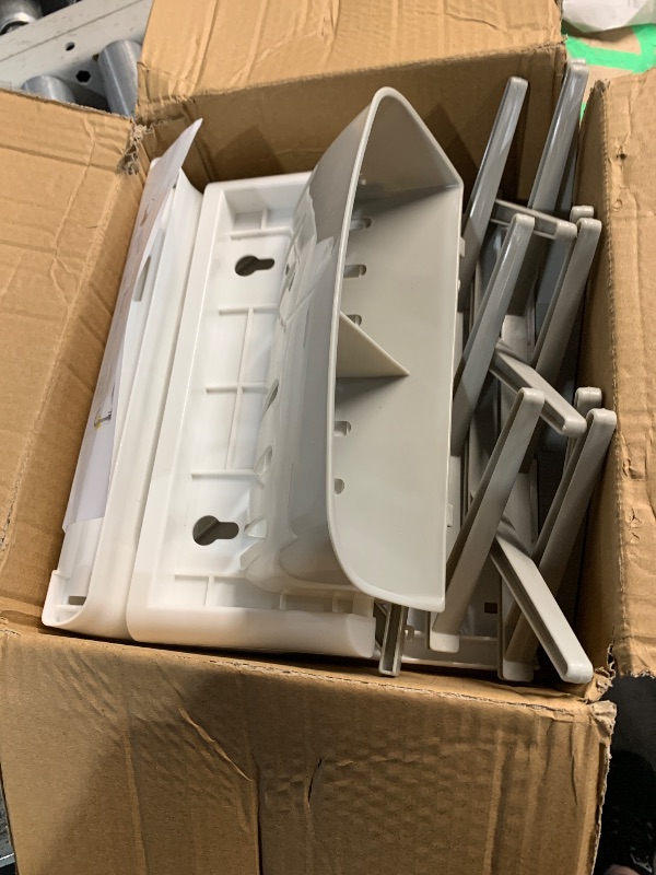 Photo 1 of ***(USED/ UNKNOWN IF MISSING PARTS)***Yieach Larger Vertical Baby Bottle Drying Rack - BPA Free - Space Saving Feeding Bottles Drying Rack Holder for Countertop,Baby Bottle Holder Storage Station for Pacifiers,Pump Accessories Stand,Grey